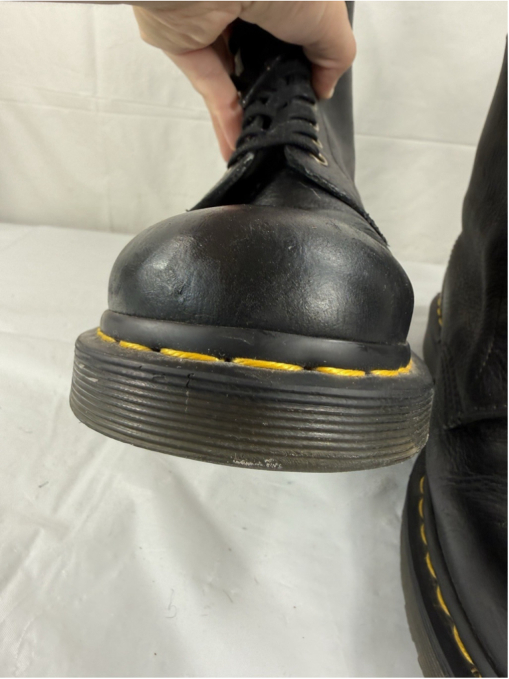 Dr. Martens 1460 Pascal Leather Boots SZ 9 Women's BLACK - Picture 14 of 15